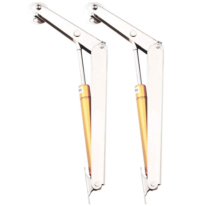 Tiberham Lid Support Hinge, Tiberham 200N Heavy Duty Gas Spring Lid Stay Hinge Buffer Damper, Tatami Supports Gas Strut Hydraulic Rod for Kitchen Cabinet Door Cupboard Toy Box Pneumatic Stop Support - Image 1